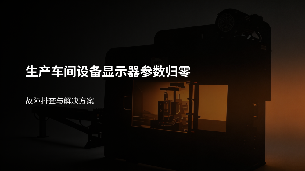 生产车间设备运行正常，突然显示器参数全部归零