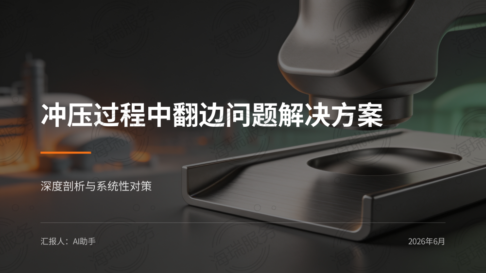 冲压过程中翻边问题解决方案